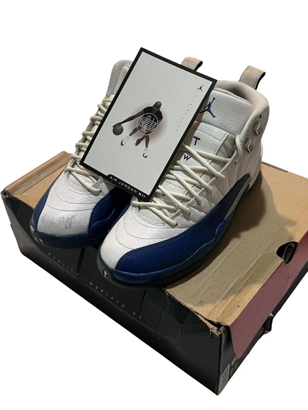 Nike Air Jordan 12 Retro French Blue White CT8013-114 Mens Size 8 New Rare
